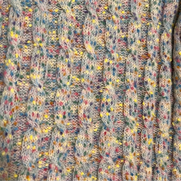 Hello Nite Rainbow Knit Sweater NWOT - Picture 3 of 5